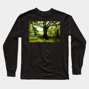 Tree and Field Long Sleeve T-Shirt